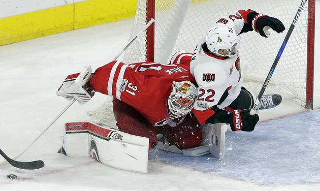 Eddie Lack, Chris Kelly